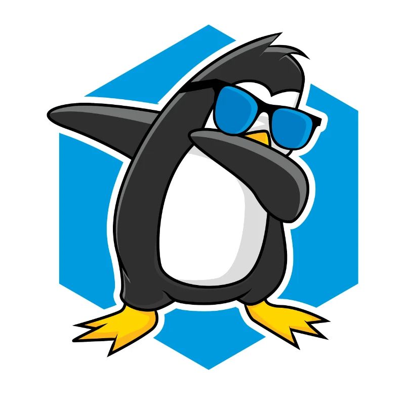 Dabbing Penguin