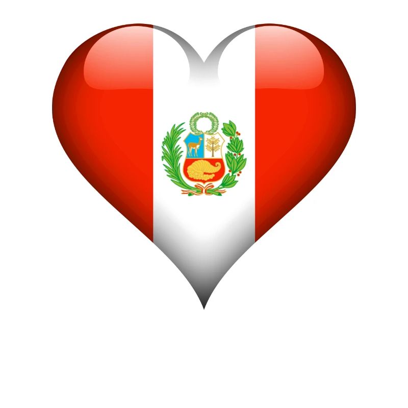 peruvian Heart Peru Flag