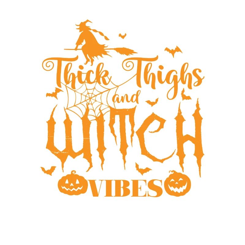 Cuisses épaisses et vibrations de sorcière Halloween
