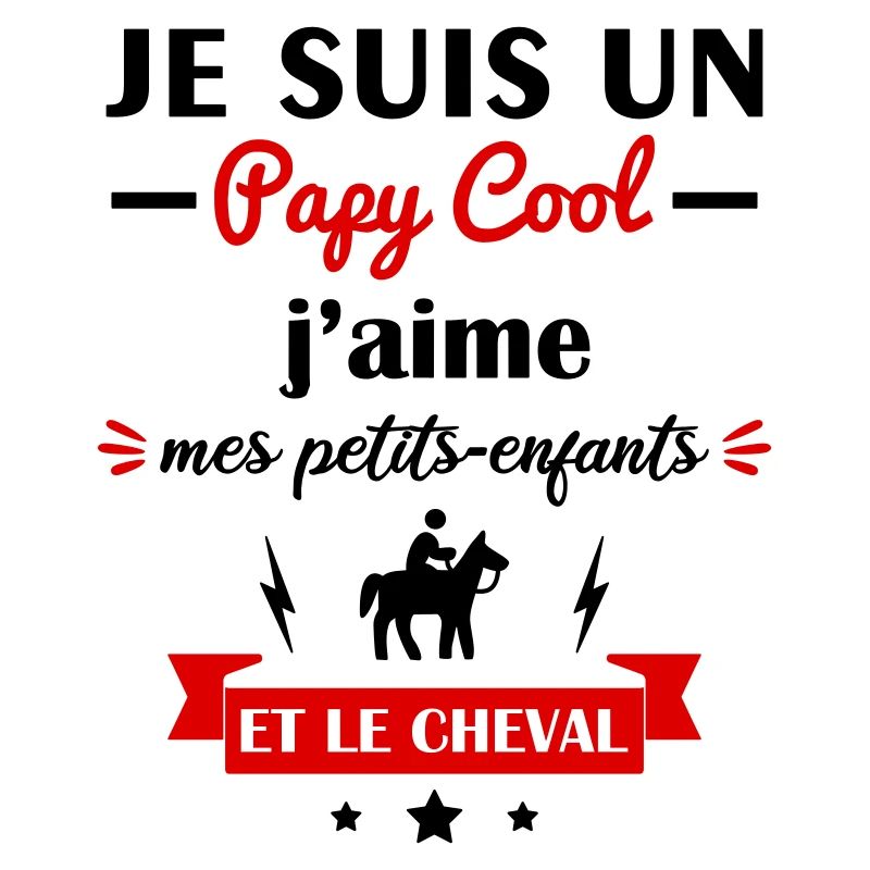 Papy cool cheval 2