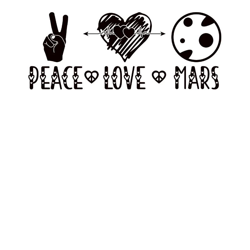 Mars Frieden Liebe