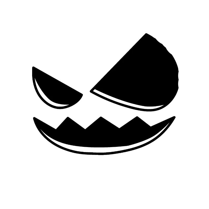Smirk Pumpkin Head Pumpkin Face Halloween