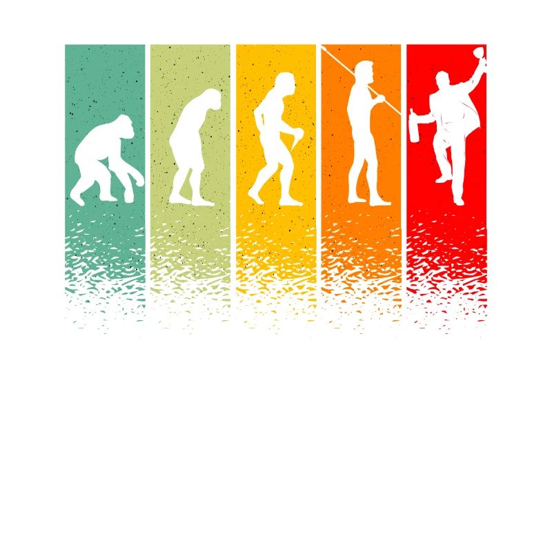 Evolution Geschenk Humor Aperitif Retro