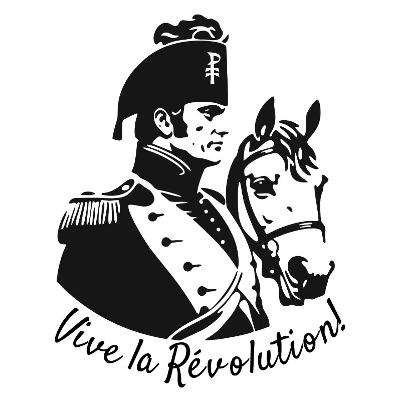 Vive la Révolution mit einem Pferd