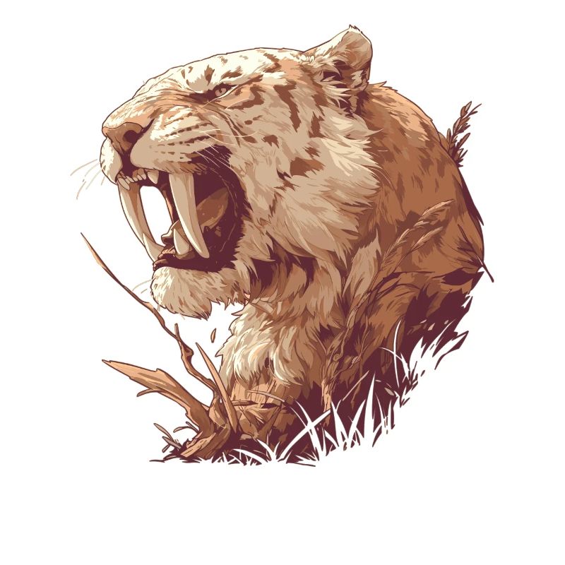 Saber-Toothed Tiger Sabertooth Tiger