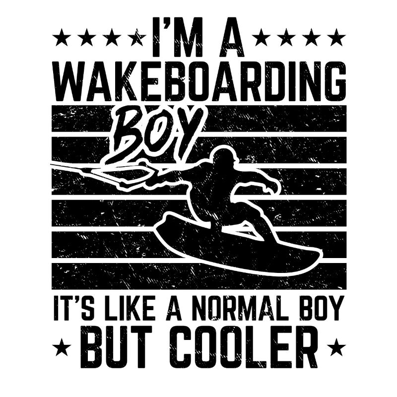 Je suis un garçon de wakeboard, c’est comme un garçon normal mais