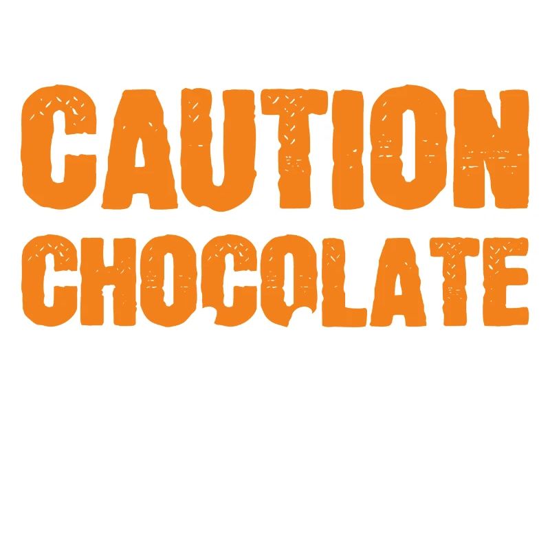 CAUTION Chocolate Addict sweetooth gift