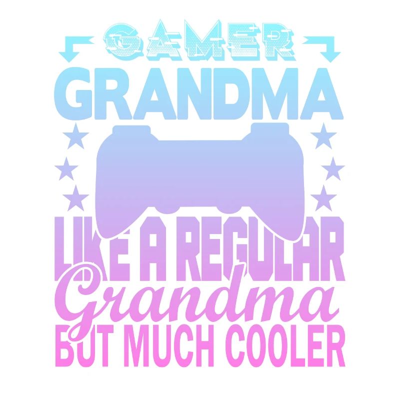 Grand-mère joueuse