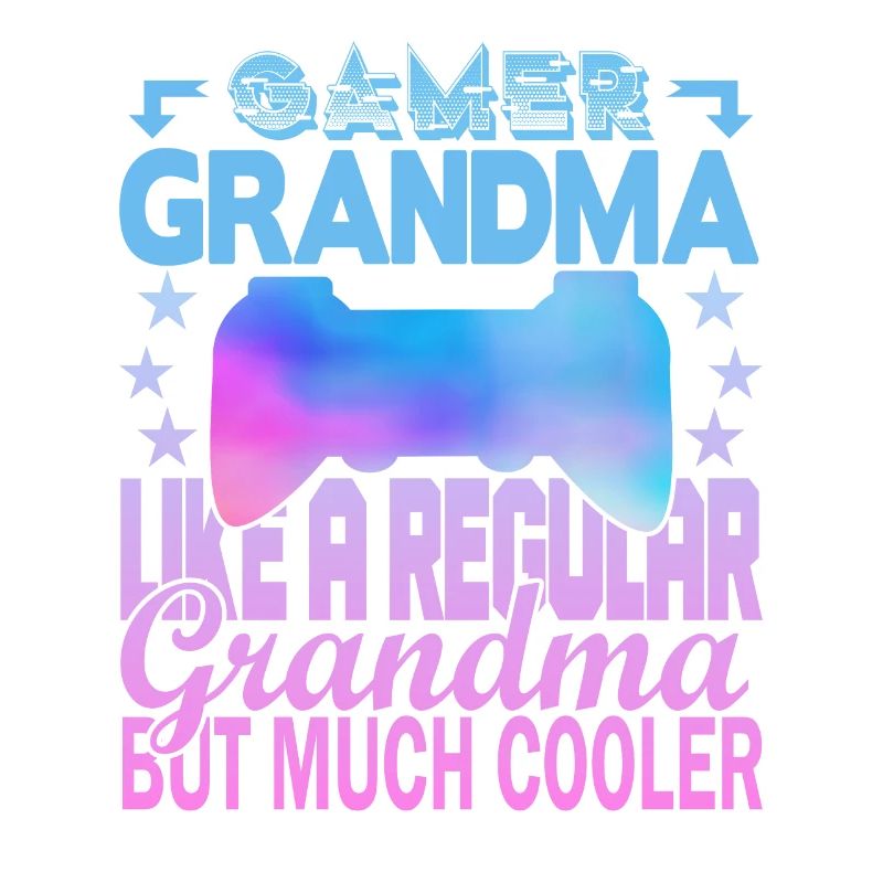 Grand-mère joueuse