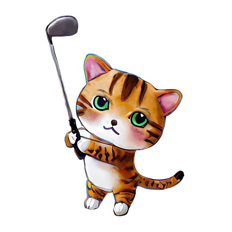 Chat de golf
