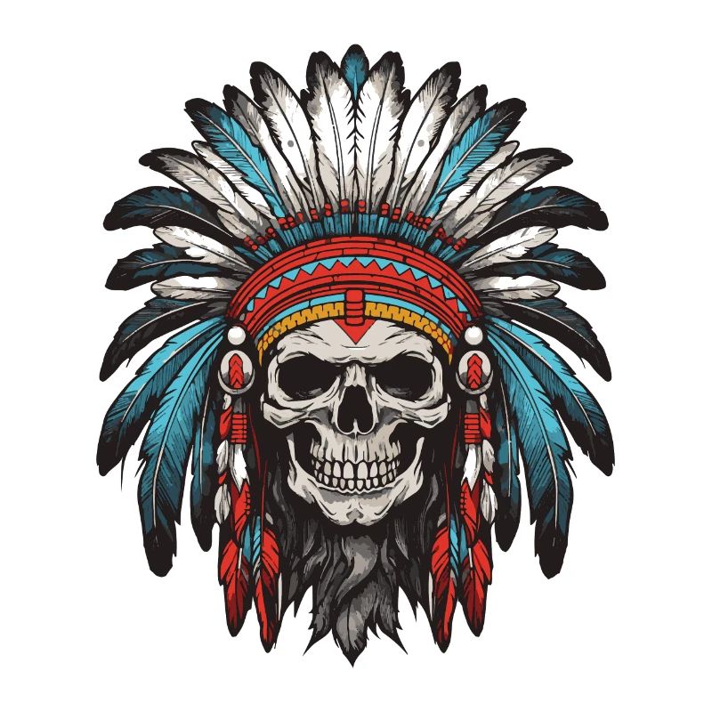 Crâne de chef indien Apache
