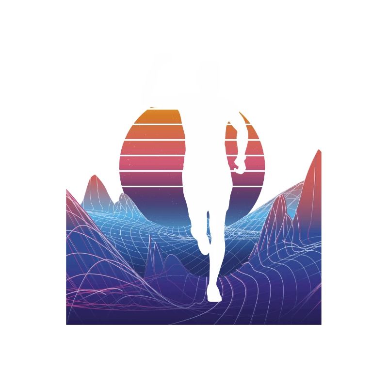 Vaporwave Synthwave Marathon, Trail Running