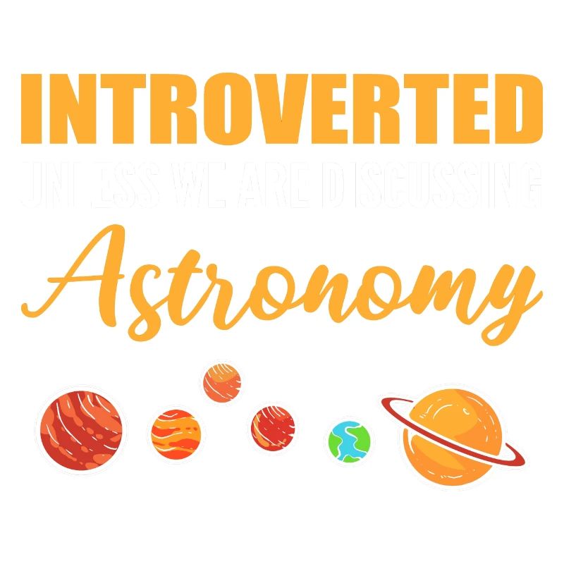 Diskussion über Astronomie Introvertiert Geschenk