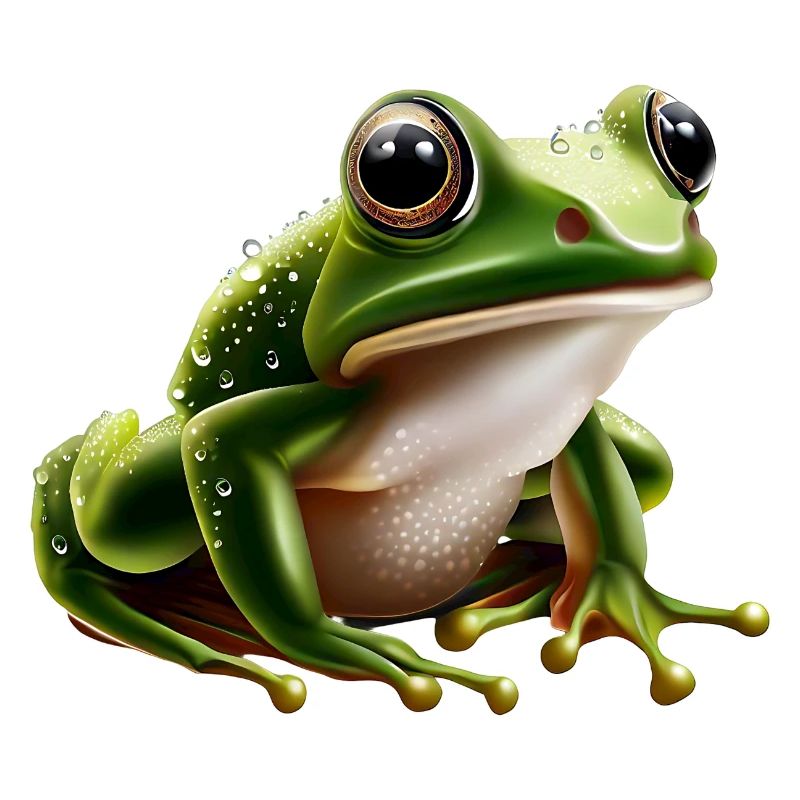 Rain Frog Water Drop Frog