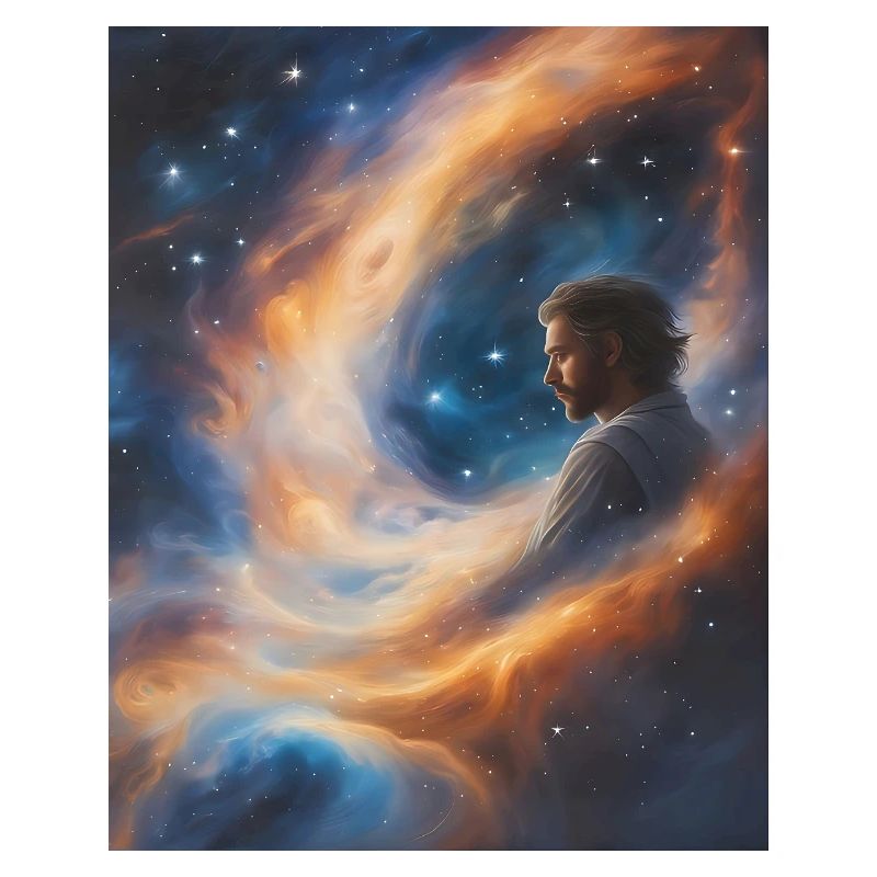 God transcends in stardust