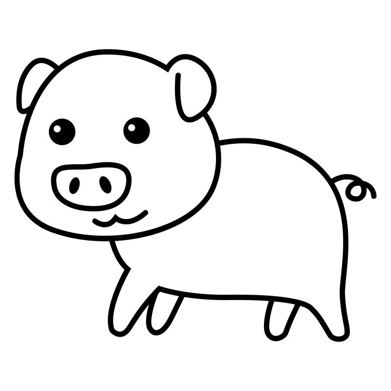 Pig Comic Animal