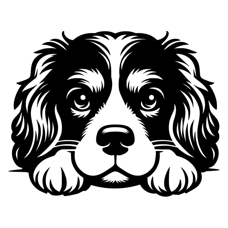 Reclining Cavalier Vector Design