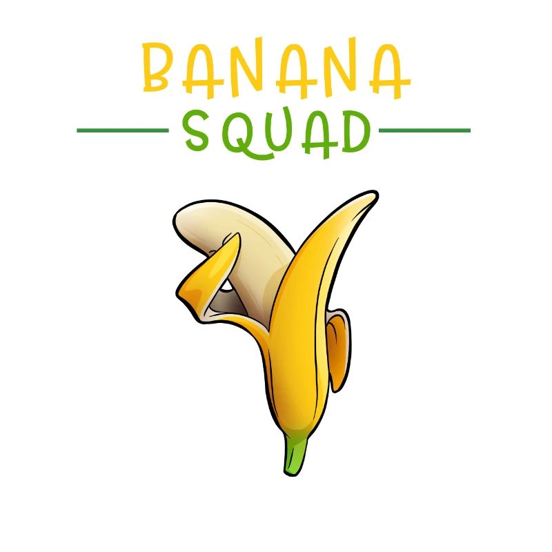 Dabbing Banana Squad Bananentruppe Team Geschenk