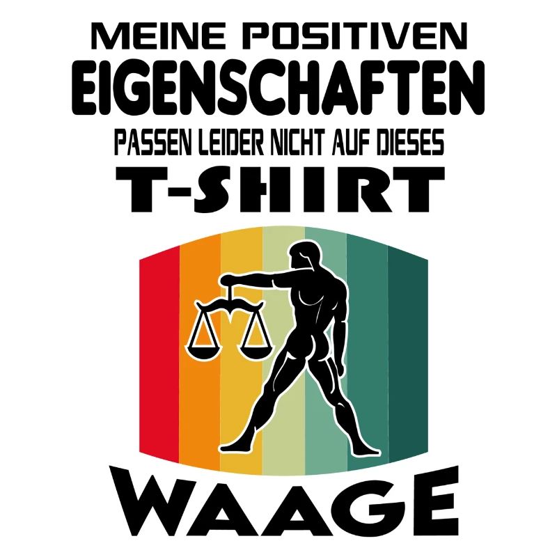 Geburtstag Sternzeichen Retro Waage