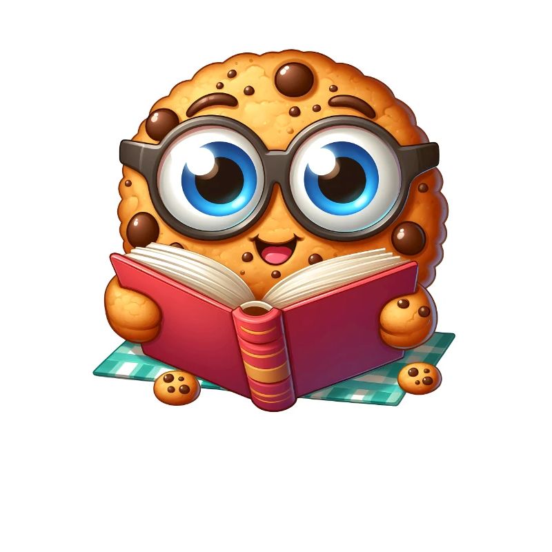 Cookie liest Buch