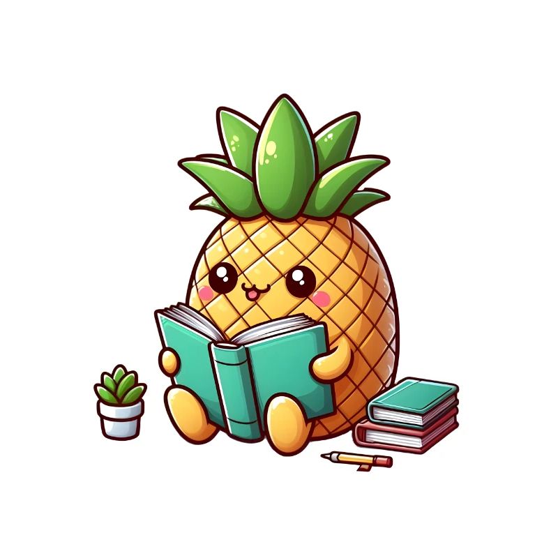 Reading pineapple