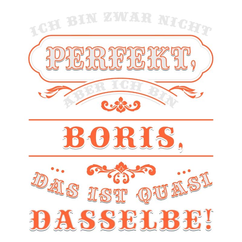 Funny BORIS for Name Day with Name Name