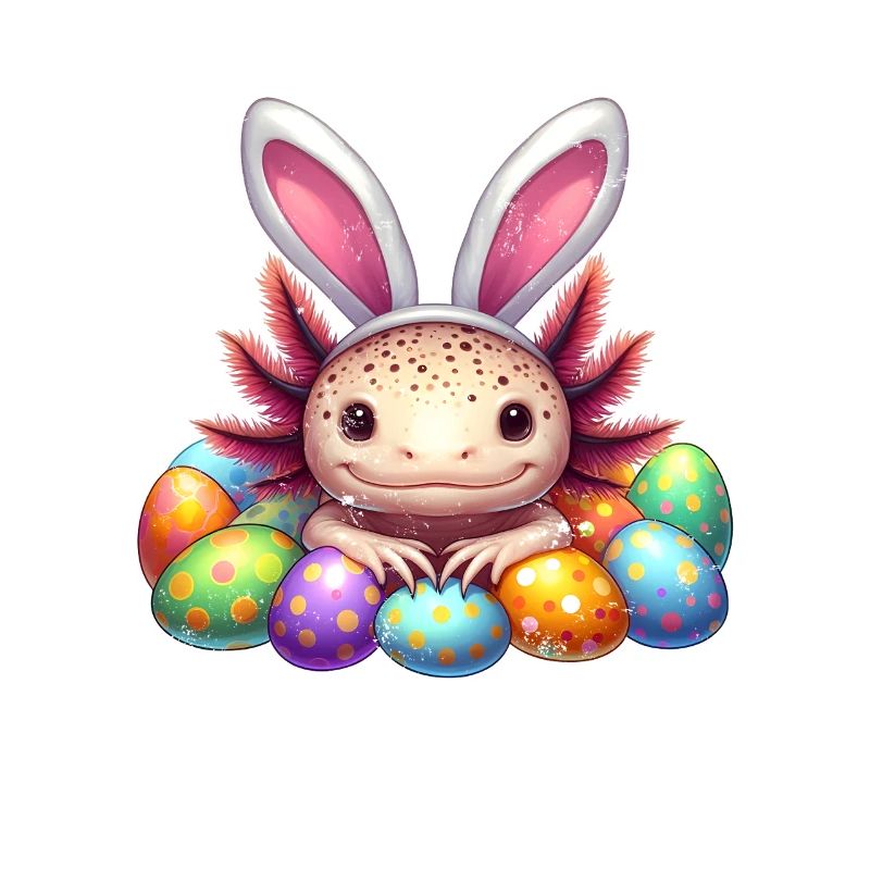 Easter Axolotl - Happy Easter