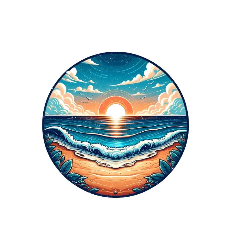 Plage de Majorque Coucher de soleil