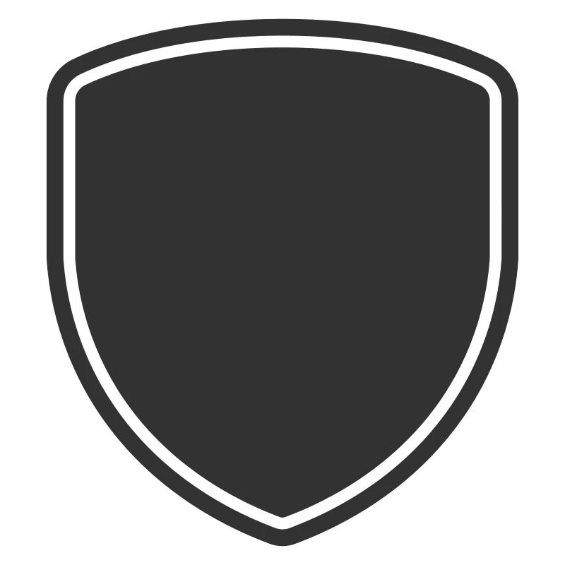SHIELD BADGE PATCH SHAPE LOGO