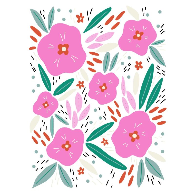 Bouquet de fleurs en rose