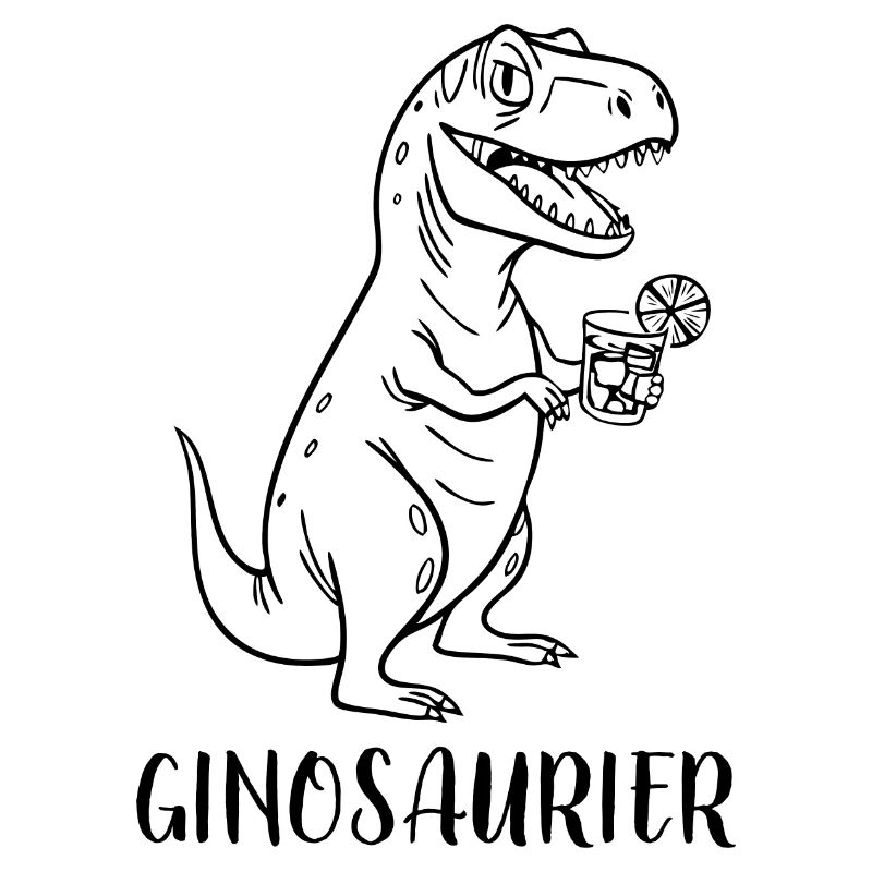 Ginosaur - Trex - Gin - Pun