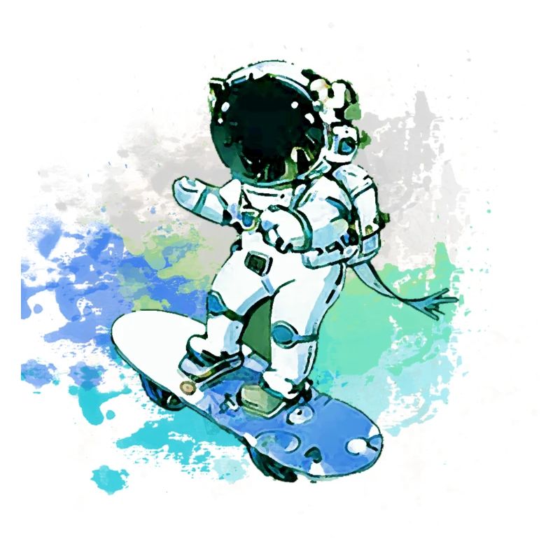 graffiti,skateboard,malerei,Astronaut