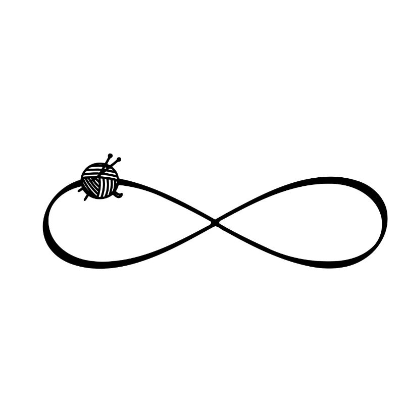 Knitting wool knitting needles infinity infinity