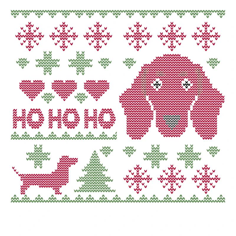 Pull de Noël laid Teckel