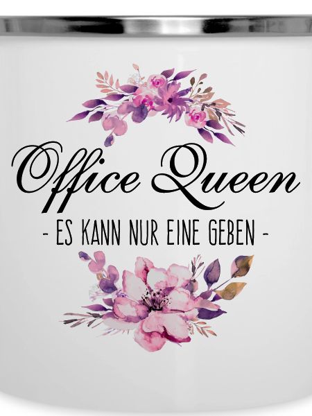 Office Queen - schwarzer Text