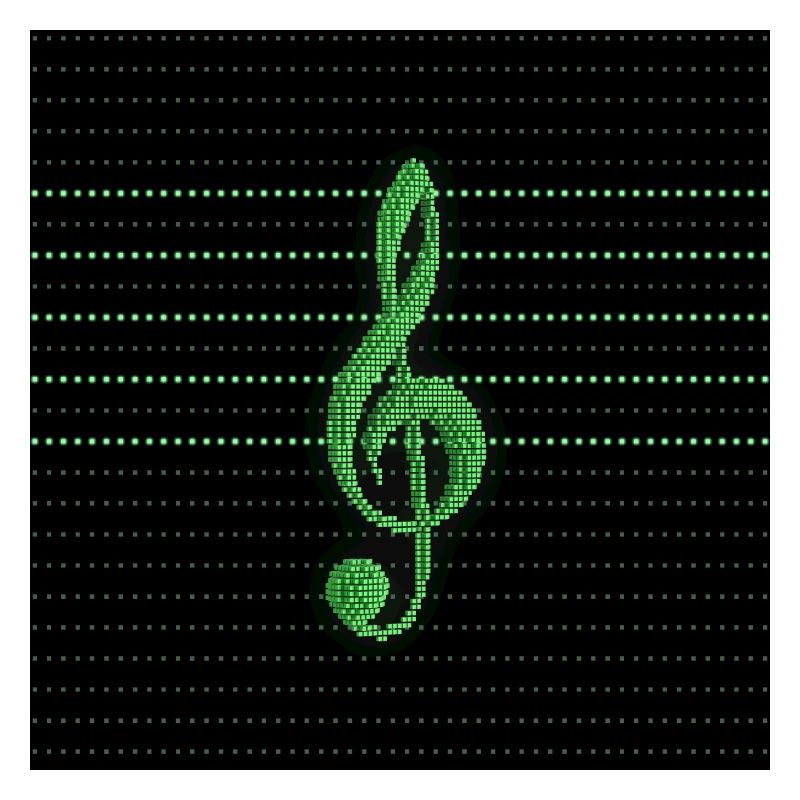 Clef de sol digitale