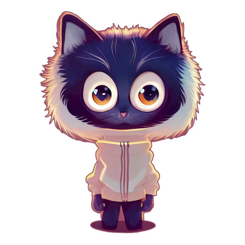 Chat renard avec pull