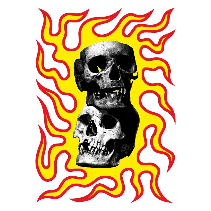 Skulls On Fire From Hell