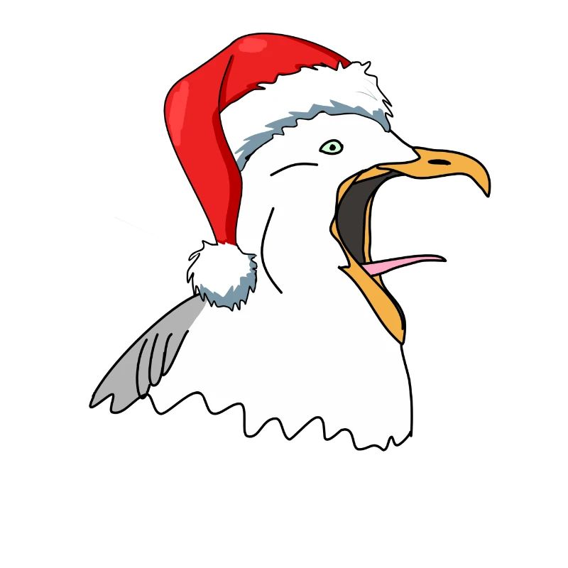 Möwe Weihnachten