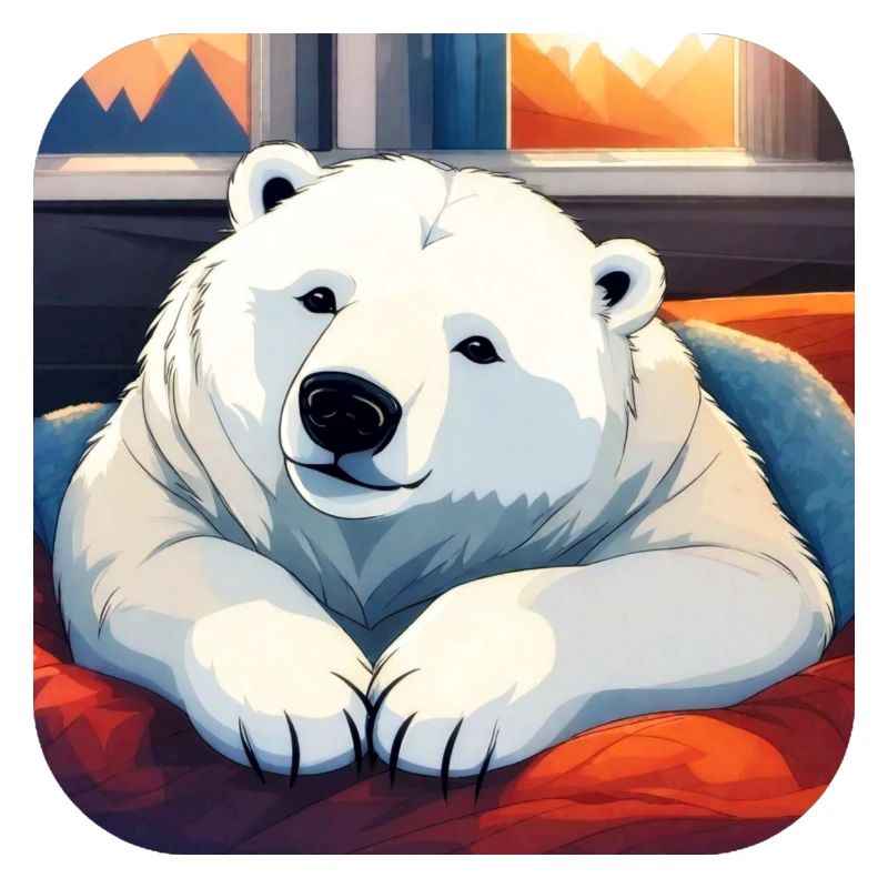 Cute Cuddle Polar Bear