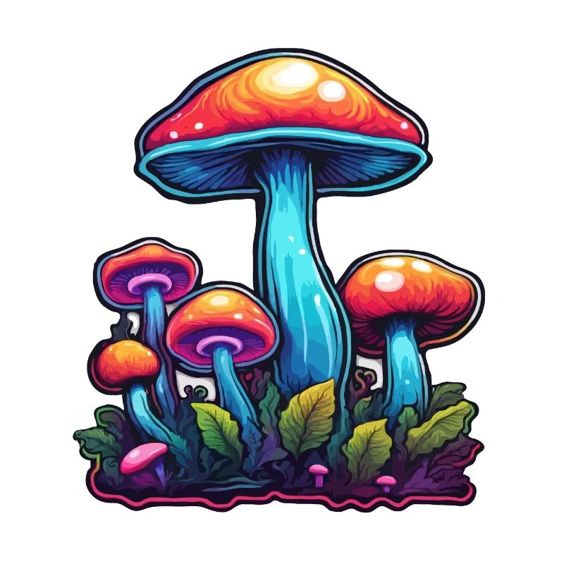 Champignon / Champignon / Prairie / Forêt / Goa / Psy