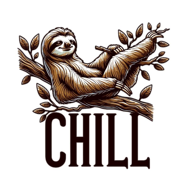 Chill - Sloth on Branch
