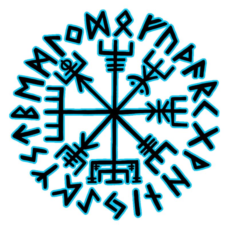 Wikinger Kompass Vegvisir