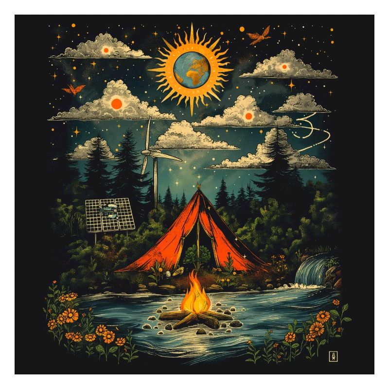 Camping unter den Sternen