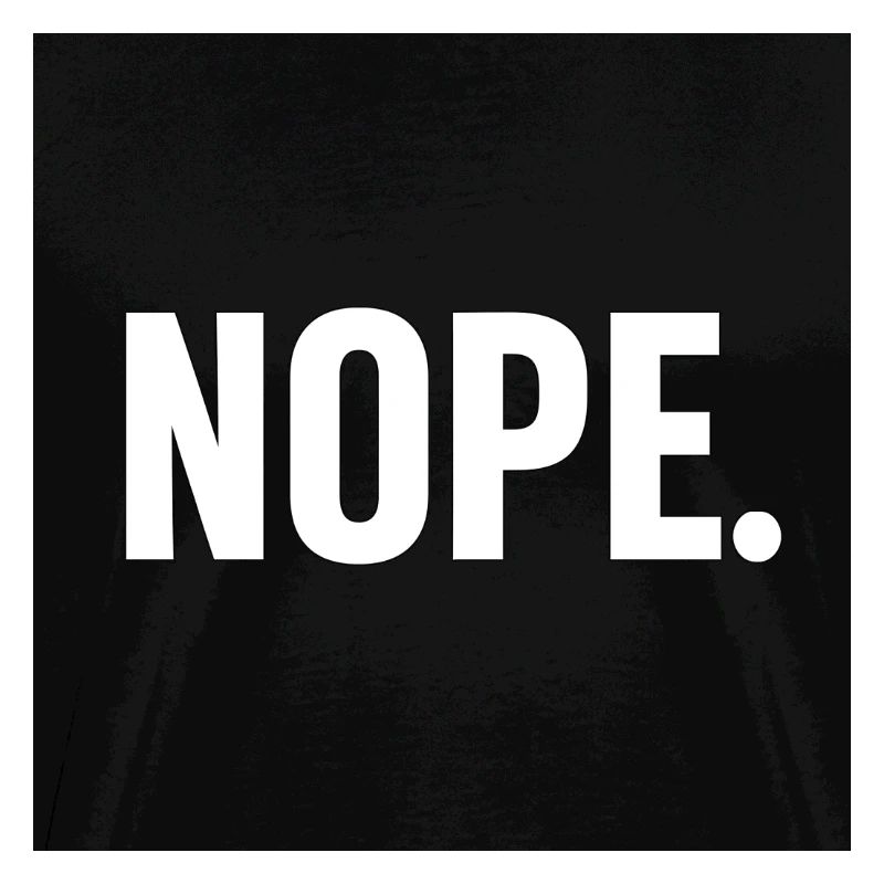Minimalist NOPE Statement Design