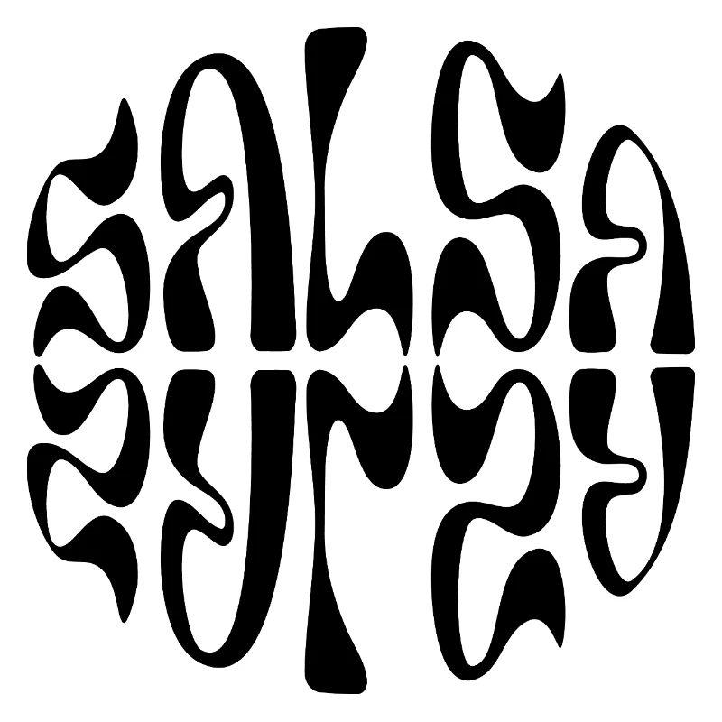 Conception de logo typographique Salsa