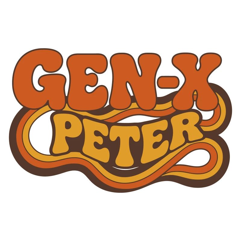 GenX Peter Retro Typography