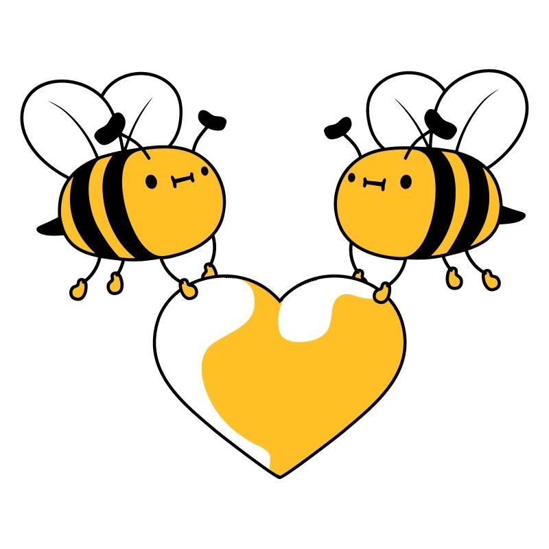 2 bees in love