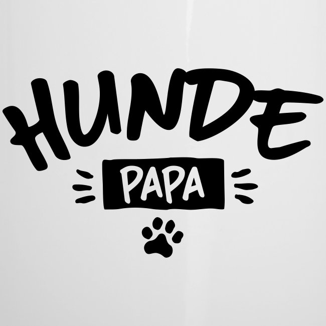 Hunde Papa - Emaille-Tasse