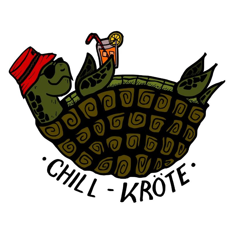 Chill toad - turtle chilling